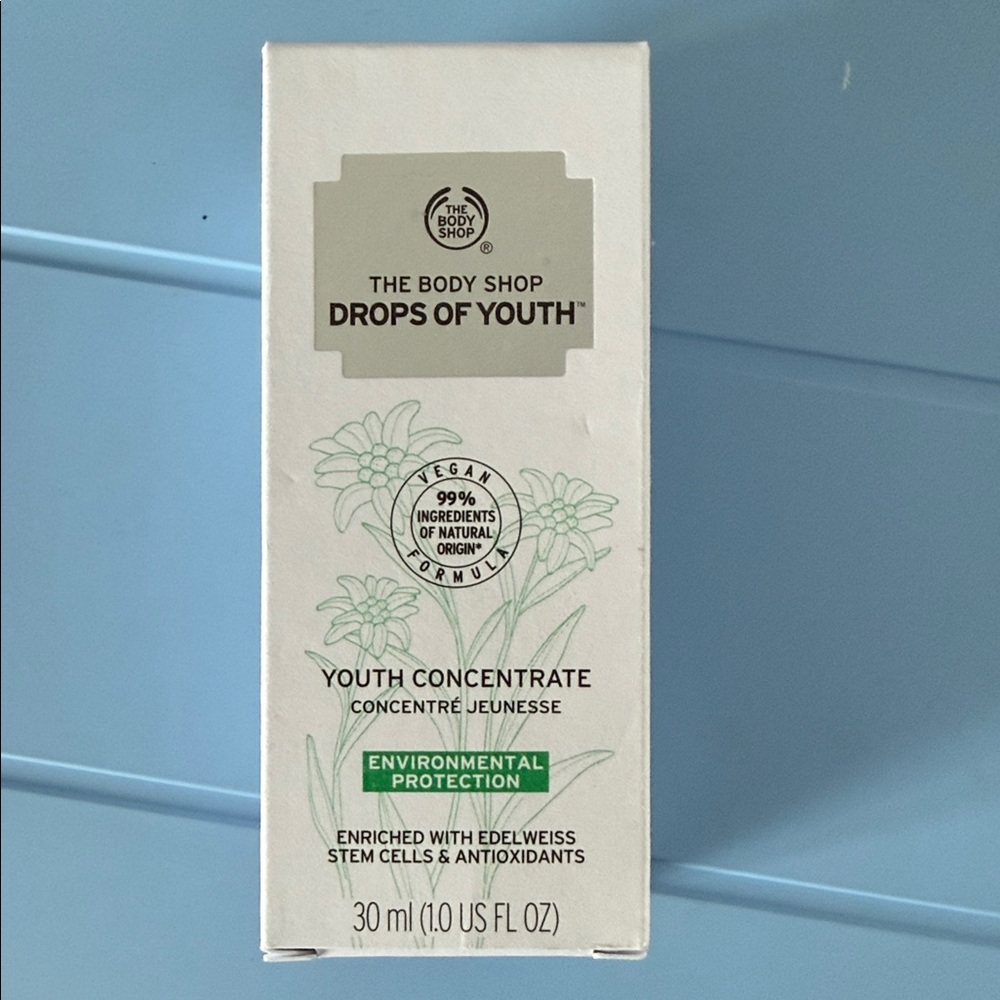 The Body Shop Drops of Youth Youth Concentrate - Cream and Green